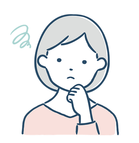 悩む看護師のイラスト