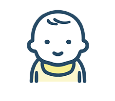 赤ちゃんのイラスト
